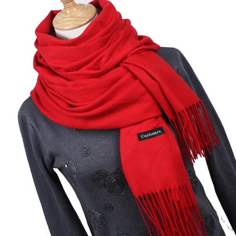 Cashmere Scarves with Tassel