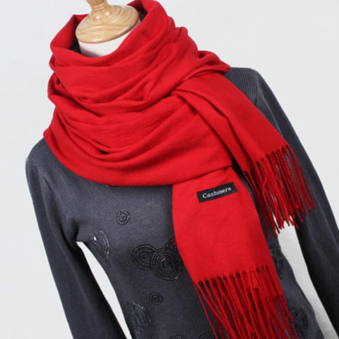 Cashmere Scarves with Tassel