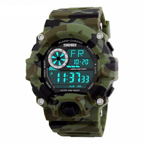 Camouflage Digital Watch