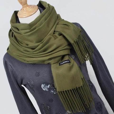 Cashmere Scarves with Tassel