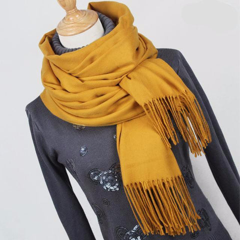 Cashmere Scarves with Tassel